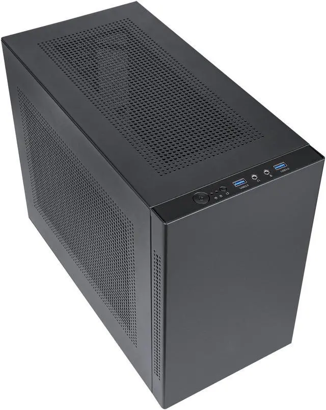 Alt view image 9 of 17 - SAMA IM01 Black Steel Micro ATX Tower Computer Case