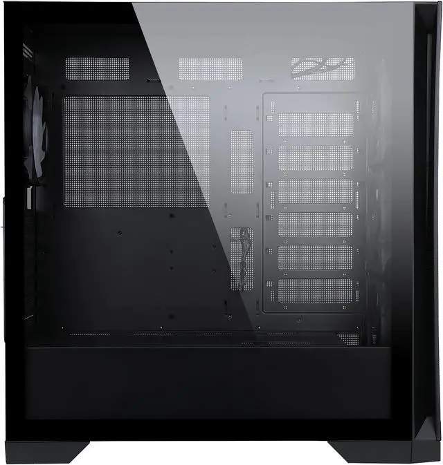 Alt view image 9 of 17 - Sama IDX8-ARGB-BK Black Dual USB3.0 Steel/ Tempered Glass ATX Mid Tower Gaming Computer Case w/ 4 x ARGB LED Fans (3 x120mm x Front l, 1 x120mm x Rear)Pre-Installed