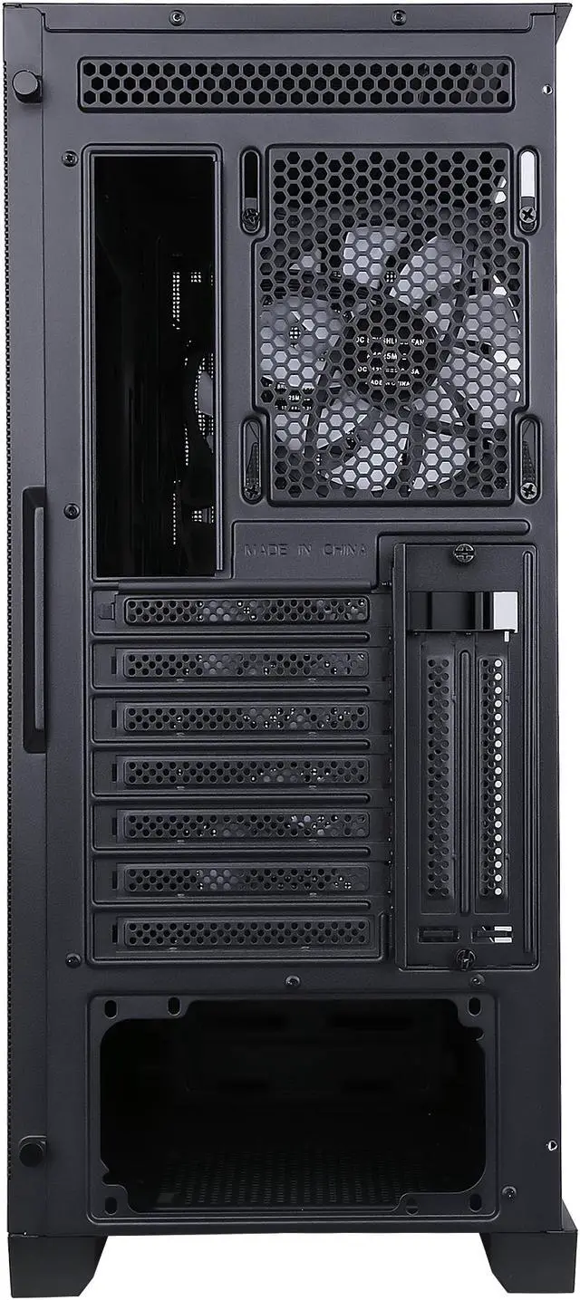 Alt view image 15 of 17 - Sama IDX8-ARGB-BK Black Dual USB3.0 Steel/ Tempered Glass ATX Mid Tower Gaming Computer Case w/ 4 x ARGB LED Fans (3 x120mm x Front l, 1 x120mm x Rear)Pre-Installed
