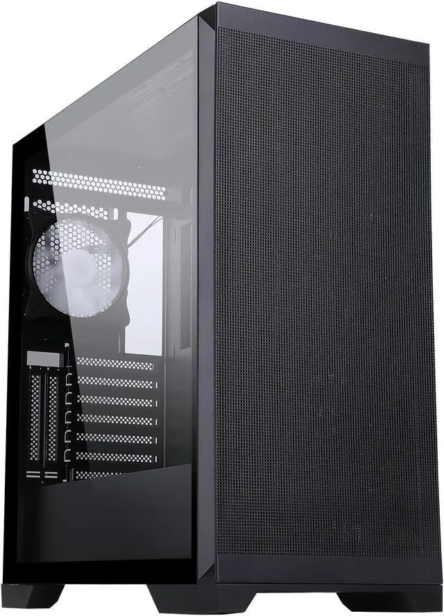Alt view image 10 of 17 - Sama IDX8-ARGB-BK Black Dual USB3.0 Steel/ Tempered Glass ATX Mid Tower Gaming Computer Case w/ 4 x ARGB LED Fans (3 x120mm x Front l, 1 x120mm x Rear)Pre-Installed