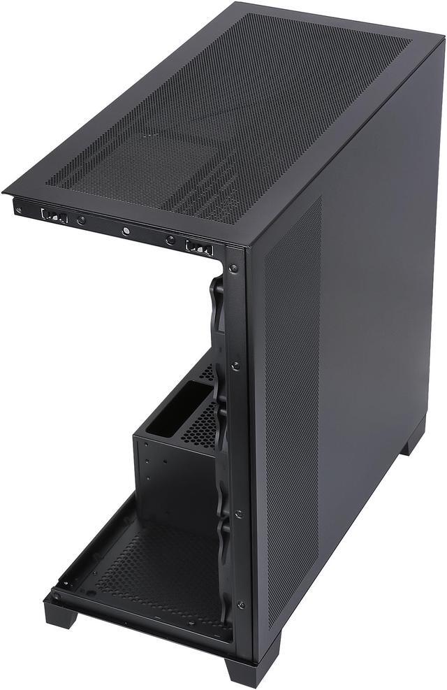 Alt view image 10 of 13 - Sama AR01-RGB-BK Black Dual USB3.0 and Type C, Dual Tempered Glass Micro -ATX Tower Gaming Computer Case w/ 4 x ARGB LED Fans (3 x120mm xSide, 1 x120mm x Rear)Pre-Installed