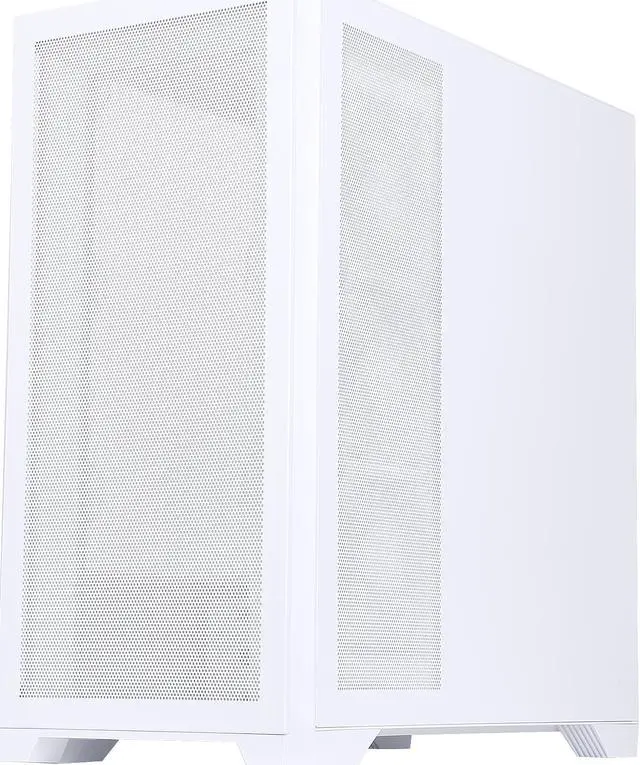 Alt view image 6 of 12 - Sama 4501-White Dual USB3.0 and Type C Tempered Glass ATX Full Tower Gaming Computer Case w/ 4 x 120mm ARGB Fans (3 x MB Side, 1 x Rear) Pre-Installed
