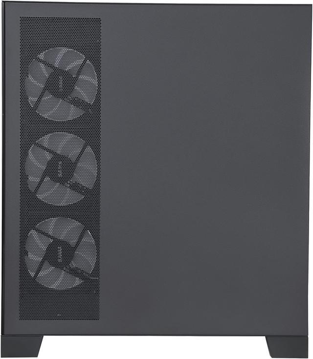 Alt view image 8 of 8 - Sama Neview 2351 Black Dual USB3.0 and Type C Tempered Glass ATX Mid Tower Gaming Computer Case w/ 4 x 120mm ARGB Fans (3 x MB Side, 1 x Rear) Pre-Installed