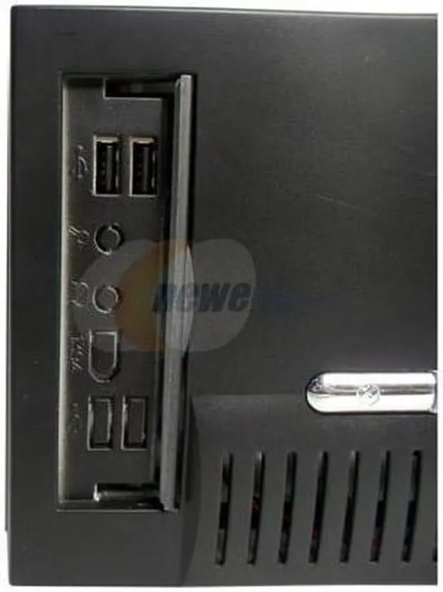 Alt view image 2 of 7 - ASYS 001MJA Black Steel / Plastic Micro ATX Desktop Computer Case 250W Power Supply