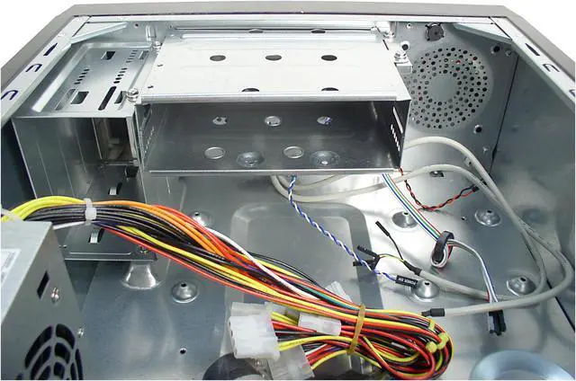 Alt view image 4 of 7 - ASYS 001MJA Black Steel / Plastic Micro ATX Desktop Computer Case 250W Power Supply