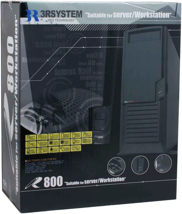 JUST PC R800 Black Computer Case - Newegg.com