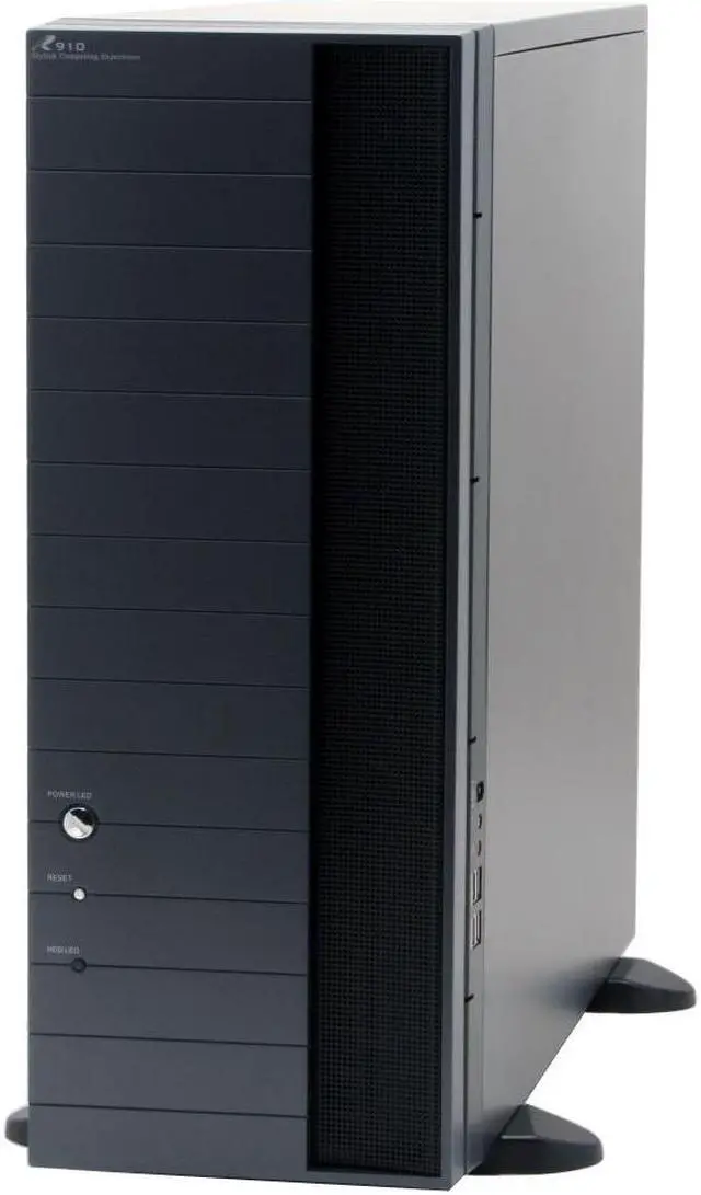Alt view image 2 of 12 - JUST PC R910 Black Steel Server Computer Case