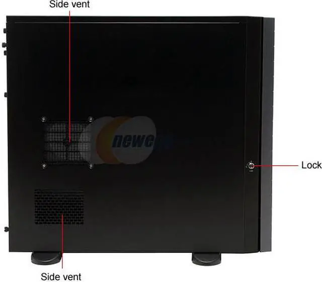Alt view image 4 of 12 - JUST PC R910 Black Steel Server Computer Case