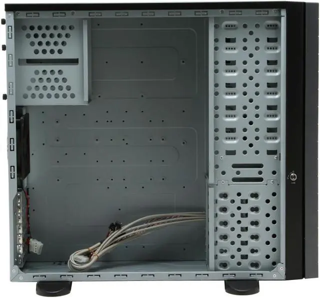 Alt view image 7 of 12 - JUST PC R910 Black Steel Server Computer Case