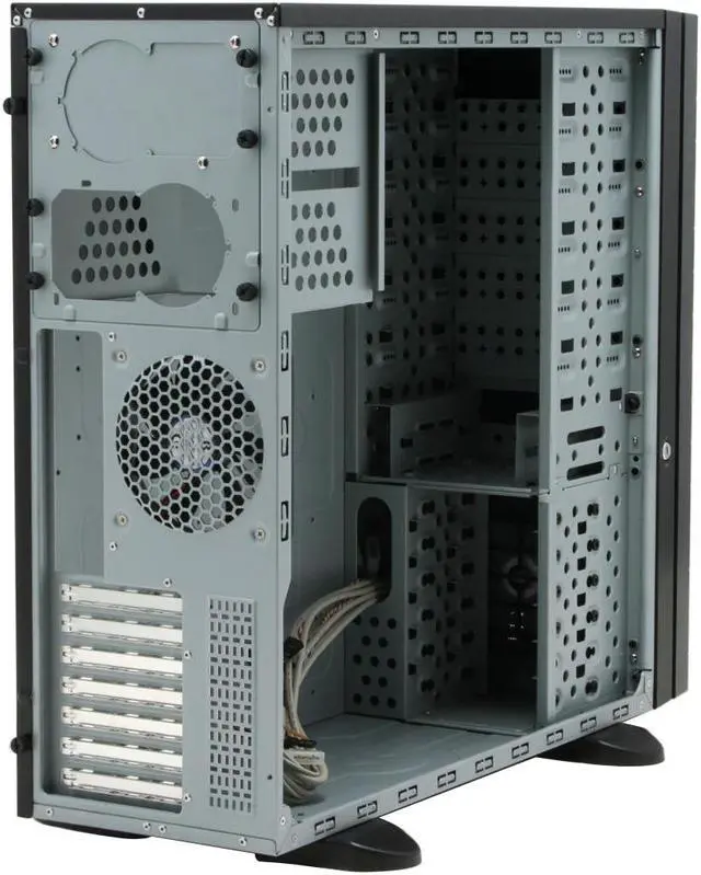 Alt view image 9 of 12 - JUST PC R910 Black Steel Server Computer Case