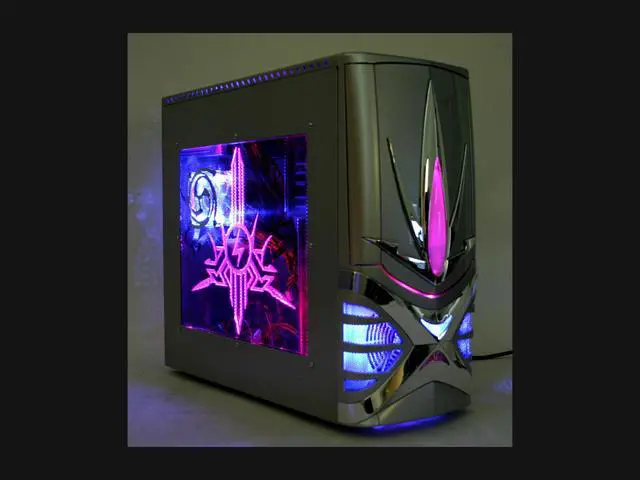 Alt view image 14 of 14 - ePOWER Warrior EPC-523SC-450 Silver SECC steel ATX Mid Tower Computer Case PSII450W PCI express ready Power Supply