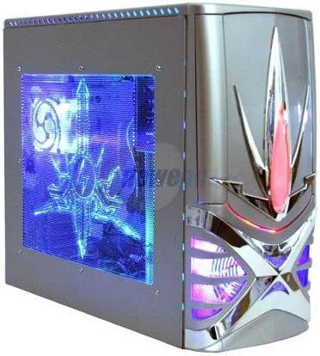 Main image of ePOWER Warrior EPC-523SC-450 Silver SECC steel ATX Mid Tower Computer Case PSII450W PCI express ready Power Supply