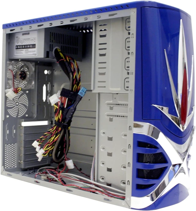 Powder Blue Computer Case ePOWER Warrior EPC-523BB-450 Blue Computer Case - Newegg.com