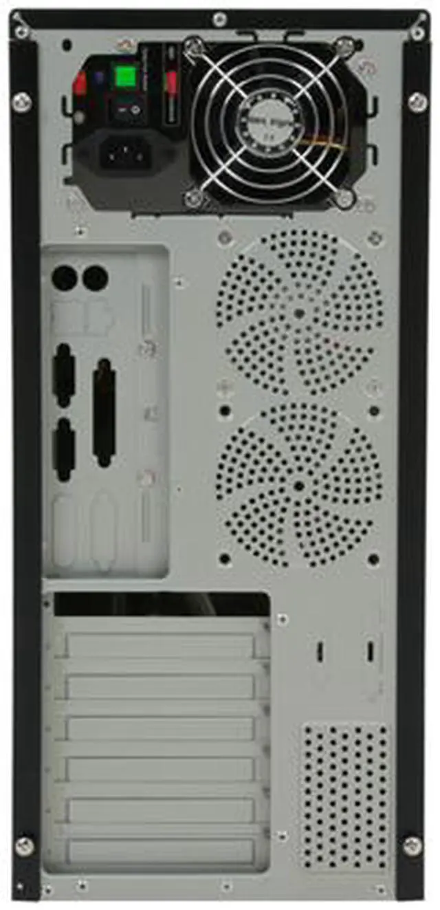 Alt view image 11 of 12 - ePOWER EP-523BC-750 Black / Silver Steel ATX Mid Tower Computer Case 750W Power Supply