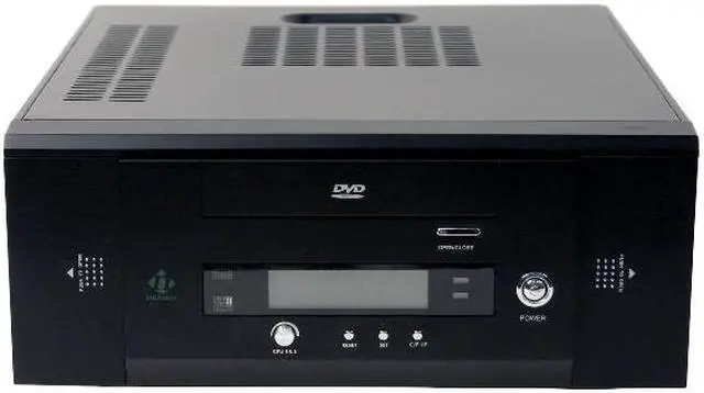 Main image of nMEDIAPC Black Steel HTPC 100 B Micro ATX Media Center / HTPC Case