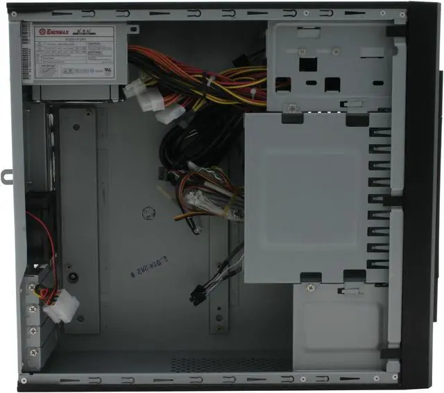 Alt view image 8 of 11 - nMEDIAPC Black Steel HTPC 100BA Micro ATX Media Center / HTPC Case