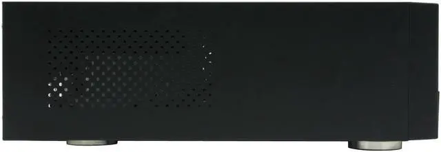 Alt view image 5 of 11 - nMEDIAPC Black Aluminum / Steel HTPC 200BA Micro ATX Media Center / HTPC Case