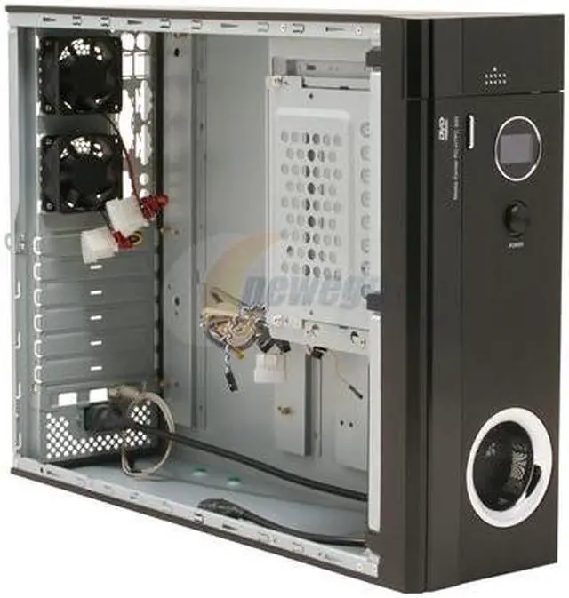 Alt view image 12 of 14 - nMEDIAPC HTPC 300BA Black Aluminum/Plastic/Steel ATX Mini Tower Computer Case