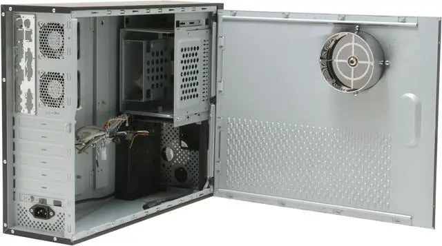 Alt view image 9 of 14 - nMEDIAPC HTPC 300BA Black Aluminum/Plastic/Steel ATX Mini Tower Computer Case