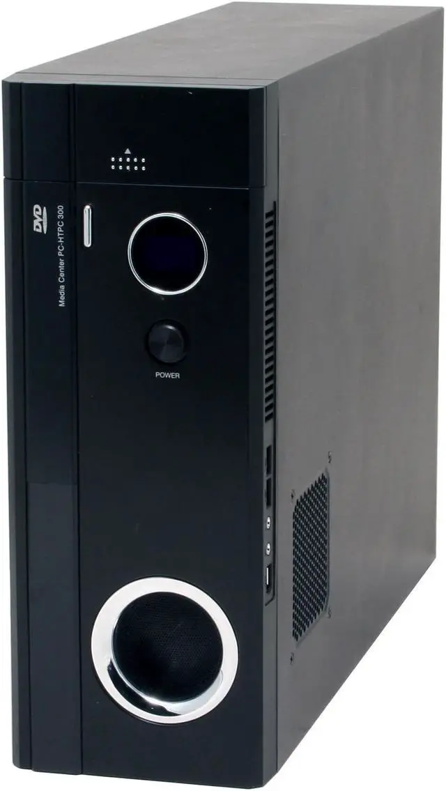 Alt view image 2 of 14 - nMEDIAPC HTPC 300BA Black Aluminum/Plastic/Steel ATX Mini Tower Computer Case