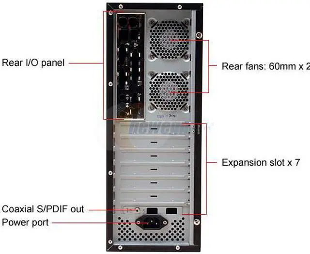 Alt view image 8 of 14 - nMEDIAPC HTPC 300BA Black Aluminum/Plastic/Steel ATX Mini Tower Computer Case