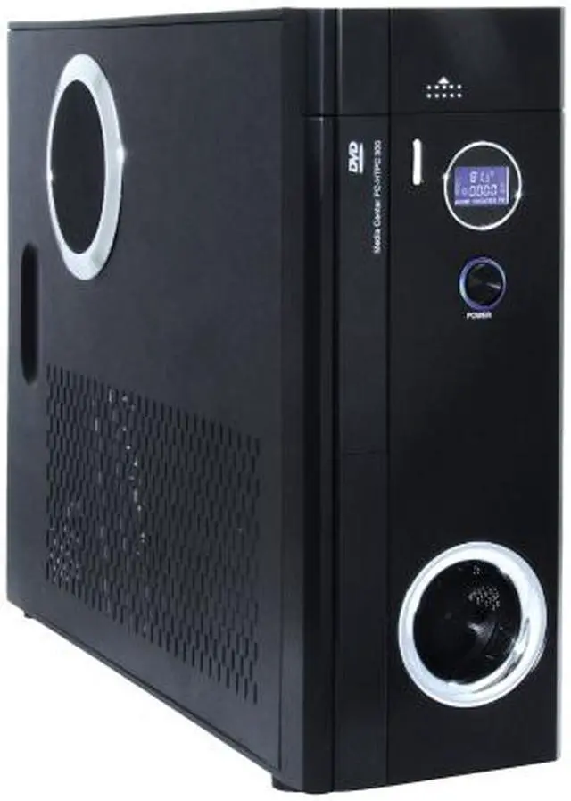 Alt view image 3 of 14 - nMEDIAPC HTPC 300BA Black Aluminum/Plastic/Steel ATX Mini Tower Computer Case