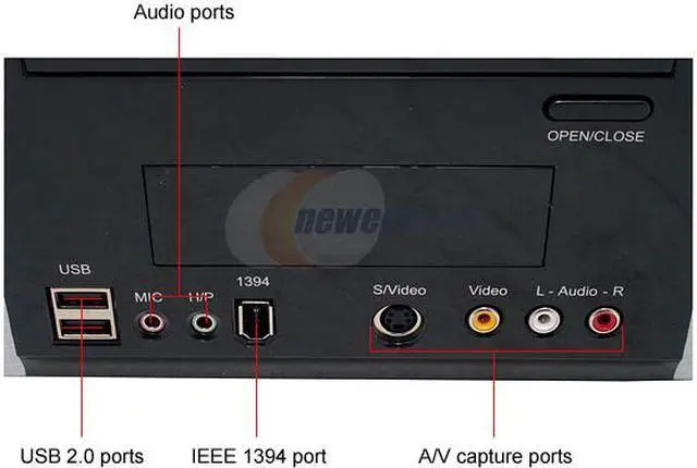 Alt view image 4 of 10 - nMEDIAPC Silver Aluminum / Steel HTPC 280SA Micro ATX Media Center / HTPC Case