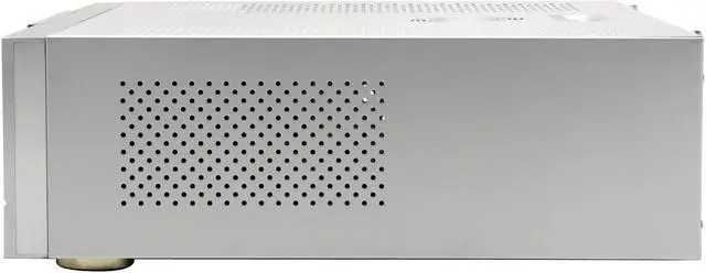 Alt view image 6 of 10 - nMEDIAPC Silver Aluminum / Steel HTPC 280SA Micro ATX Media Center / HTPC Case