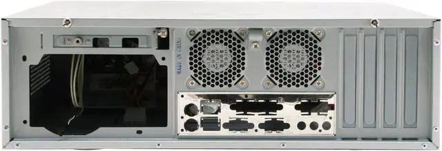 Alt view image 8 of 10 - nMEDIAPC Silver Aluminum / Steel HTPC 280SA Micro ATX Media Center / HTPC Case