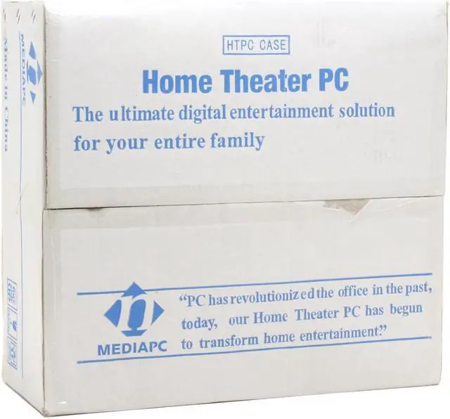 Alt view image 10 of 10 - nMEDIAPC Silver Aluminum / Steel HTPC 280SA Micro ATX Media Center / HTPC Case