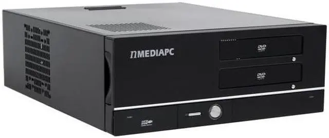 Main image of nMEDIAPC Black Aluminum / Steel HTPC 700BA ATX Media Center / HTPC Case