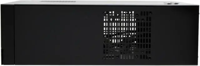Alt view image 5 of 13 - nMEDIAPC Black Aluminum / Steel HTPC 700BA ATX Media Center / HTPC Case