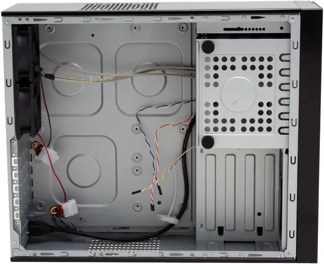 Alt view image 11 of 13 - nMEDIAPC Black Aluminum / Steel HTPC 700BA ATX Media Center / HTPC Case
