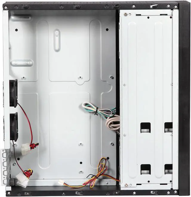Alt view image 6 of 7 - nMEDIAPC Black Aluminum panel & Steel HTPC 1000B Micro ATX Media Center / HTPC Case