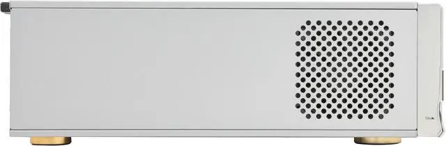 Alt view image 7 of 15 - nMEDIAPC Silver Aluminum panel & Steel HTPC 1000S Micro ATX Media Center / HTPC Case
