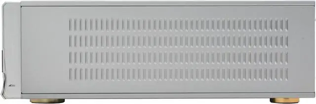 Alt view image 9 of 15 - nMEDIAPC Silver Aluminum panel & Steel HTPC 1000S Micro ATX Media Center / HTPC Case