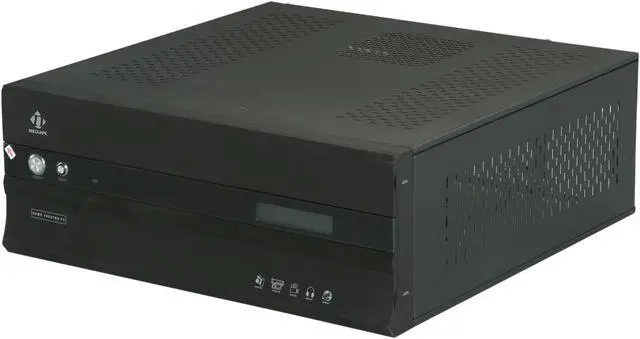 Main image of nMEDIAPC Black Aluminum / Steel HTPC 2000B ATX Media Center / HTPC Case