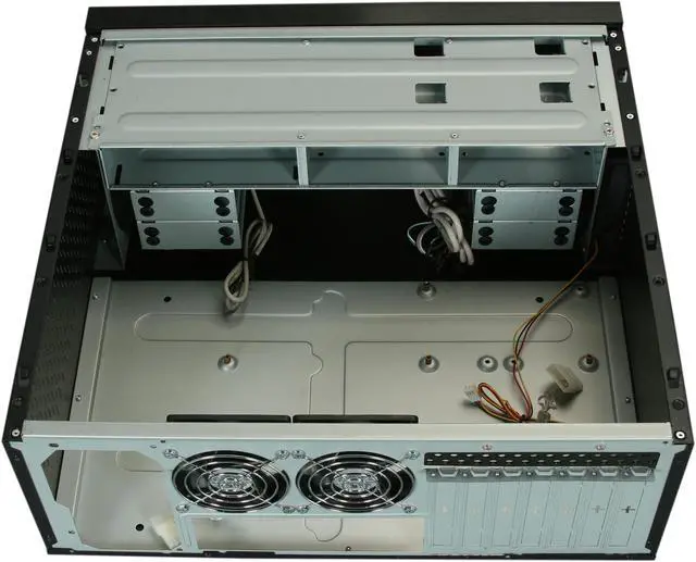 Alt view image 5 of 7 - nMEDIAPC Black Aluminum / Steel HTPC 2000B ATX Media Center / HTPC Case