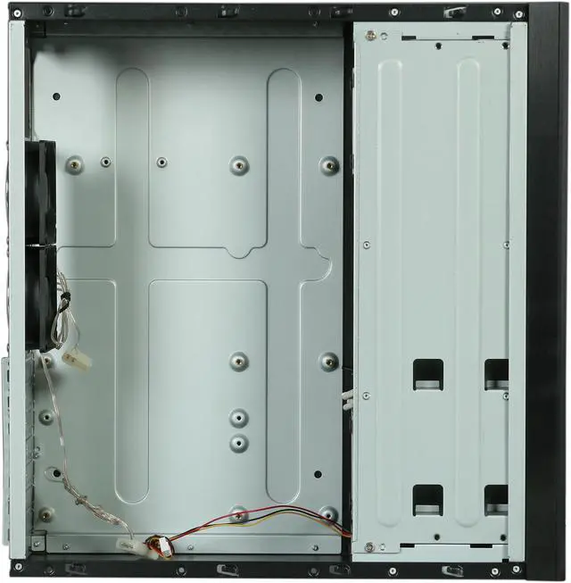 Alt view image 6 of 7 - nMEDIAPC Black Aluminum / Steel HTPC 2000B ATX Media Center / HTPC Case