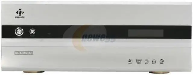 Alt view image 2 of 13 - nMEDIAPC Silver Aluminum / Steel HTPC 2000S ATX Media Center / HTPC Case