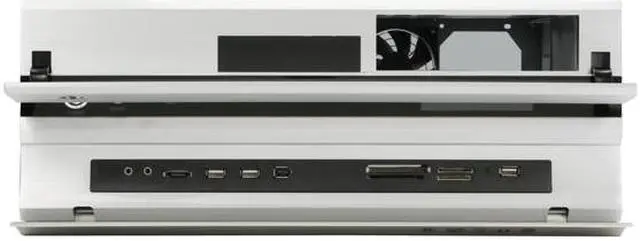 Alt view image 4 of 13 - nMEDIAPC Silver Aluminum / Steel HTPC 2000S ATX Media Center / HTPC Case