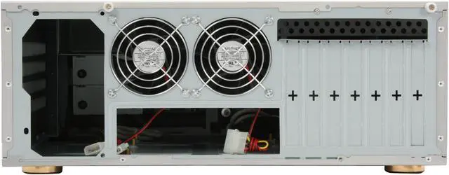 Alt view image 8 of 13 - nMEDIAPC Silver Aluminum / Steel HTPC 2000S ATX Media Center / HTPC Case