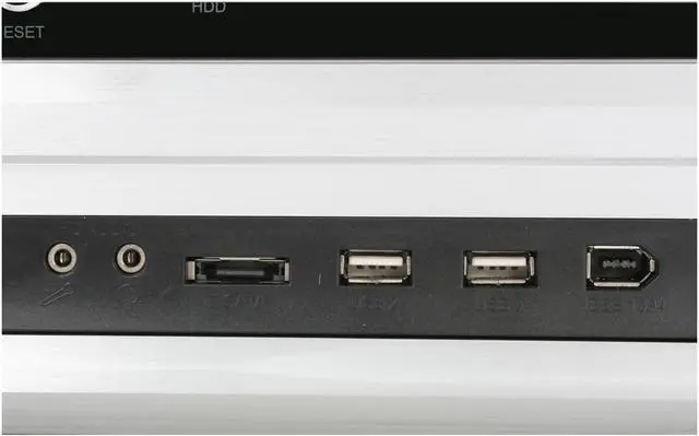 Alt view image 5 of 13 - nMEDIAPC Silver Aluminum / Steel HTPC 2000S ATX Media Center / HTPC Case