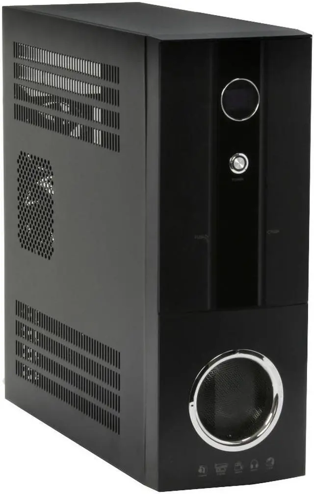 Main image of nMEDIAPC Black Aluminum / Steel HTPC 3000B ATX Media Center / HTPC Case