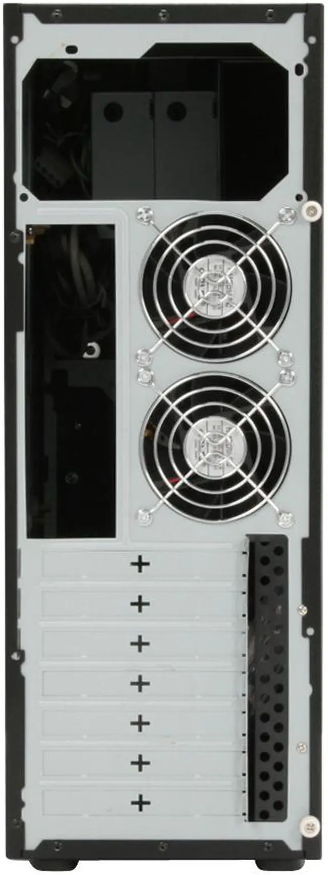 Alt view image 11 of 14 - nMEDIAPC Black Aluminum / Steel HTPC 3000B ATX Media Center / HTPC Case