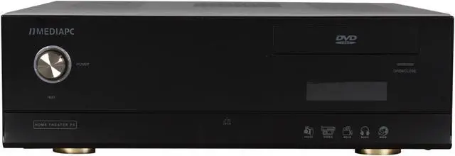 Alt view image 2 of 7 - nMEDIAPC Black Aluminum / Acrylic / Steel HTPC 5000B Micro ATX Media Center / HTPC Case