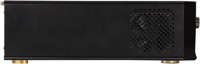 Alt view image 3 of 7 - nMEDIAPC Black Aluminum / Acrylic / Steel HTPC 5000B Micro ATX Media Center / HTPC Case
