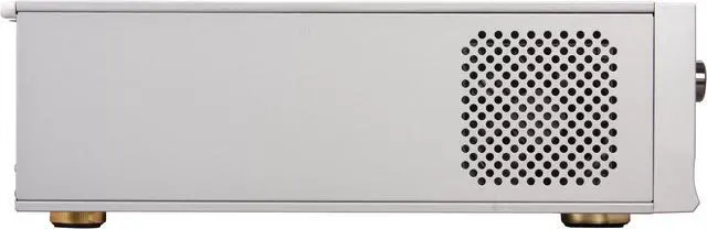 Alt view image 6 of 12 - nMEDIAPC Silver Aluminum / Acrylic / Steel HTPC 5000S Micro ATX Media Center / HTPC Case
