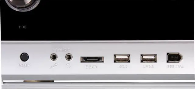 Alt view image 4 of 12 - nMEDIAPC Silver Aluminum / Acrylic / Steel HTPC 5000S Micro ATX Media Center / HTPC Case