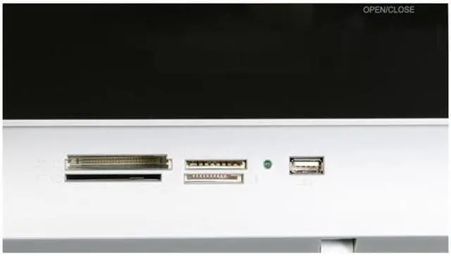 Alt view image 6 of 12 - nMEDIAPC Silver Aluminum / Acrylic / Steel HTPC 6000S ATX Media Center / HTPC Case